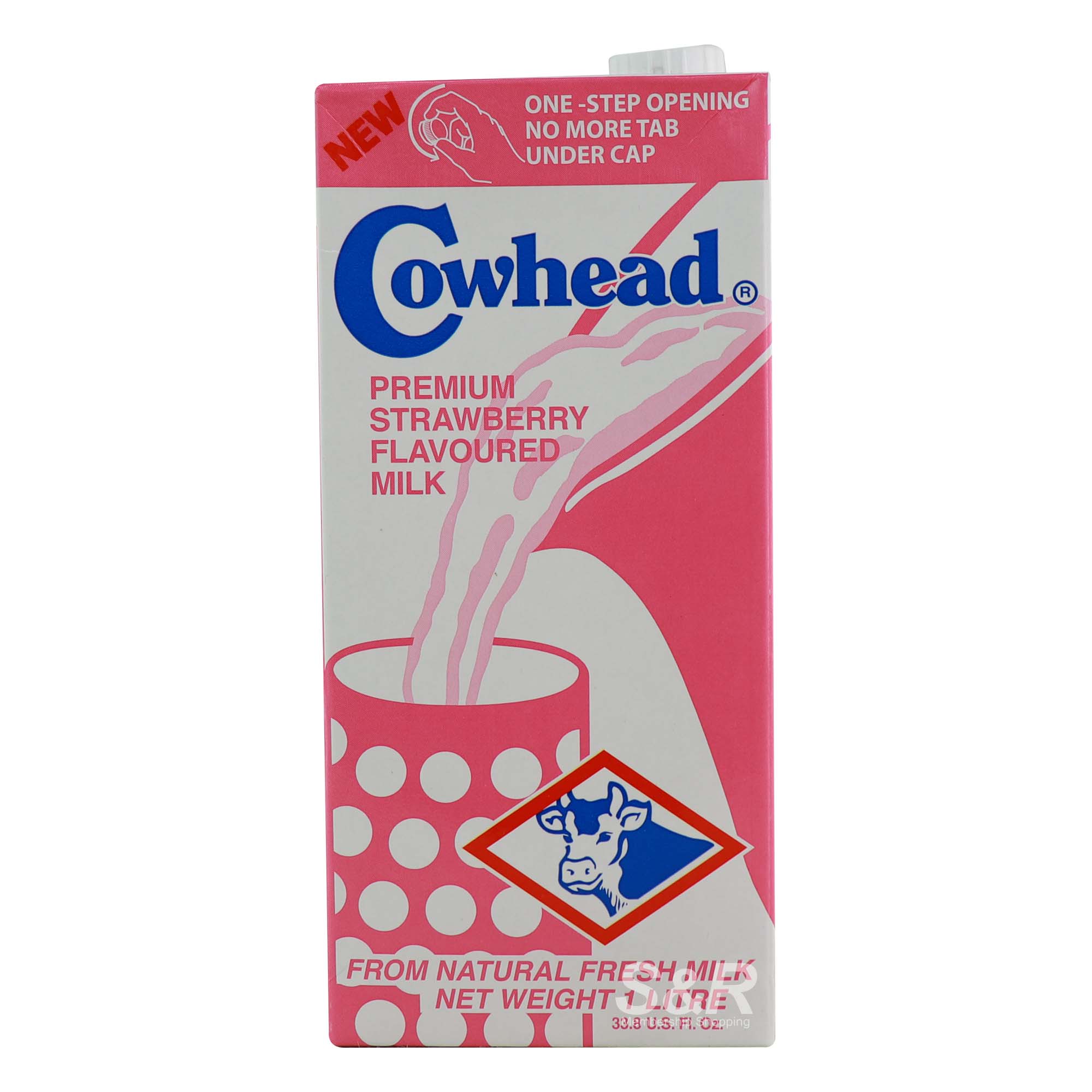 Cowhead Premium Strawberry Flavored Milk 1L Cowhead Premium Strawberry Flavored Milk 1L